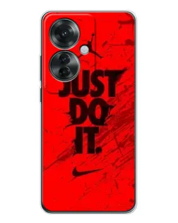 Чехол для OPPO Reno 11F с картинкой «Nike Just Do It»