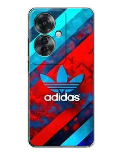 Чехол для OPPO Reno 11F с картинкой «Абстракция Adidas»