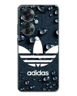 Чехол для OPPO Reno 11F с картинкой «Adidas Trefoil Blue»