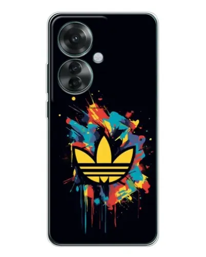 Чехол для OPPO Reno 11F с картинкой «Adidas Splash» Чехол для OPPO Reno 11F с картинкой «Adidas Splash»