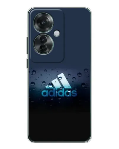 Чехол для OPPO Reno 11F с картинкой «Adidas Water Drops» Чехол для OPPO Reno 11F с картинкой «Adidas Water Drops»