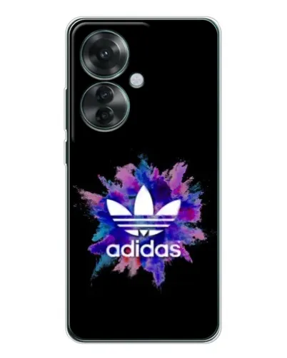 Чехол для OPPO Reno 11F с картинкой «Взрыв красок Adidas» Чехол для OPPO Reno 11F с картинкой «Взрыв красок Adidas»