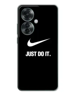 Чехол для OPPO Reno 11F с картинкой «Классический принт Nike»