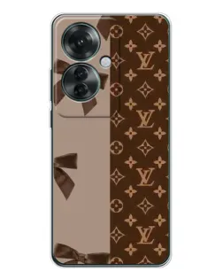 Чехол для OPPO Reno 11F с картинкой «Louis Vuitton — банты»