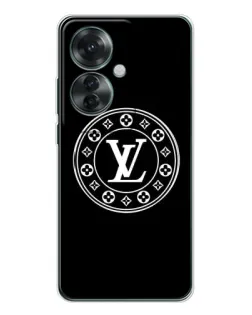 Чехол для OPPO Reno 11F с картинкой «LV — печать стиля»
