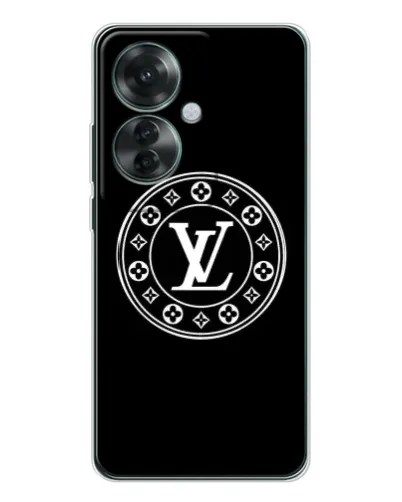 Чехол для OPPO Reno 11F с картинкой «LV — печать стиля»