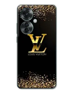 Чехол для OPPO Reno 11F с картинкой «LV — золотые искры»