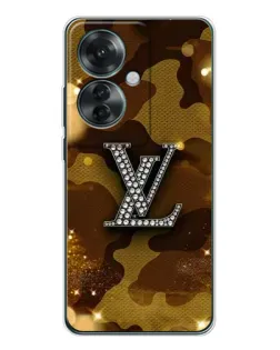 Чехол для OPPO Reno 11F с картинкой «Камуфляжный Louis Vuitton»
