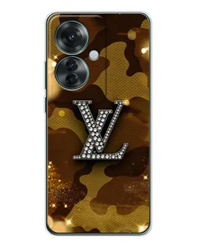 Чехол для OPPO Reno 11F с картинкой «Камуфляжный Louis Vuitton»