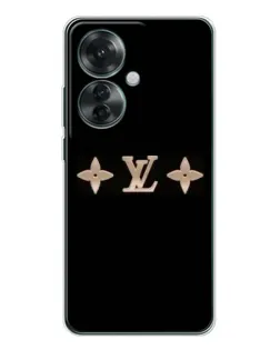 Чехол для OPPO Reno 11F с картинкой «Louis Vuitton — минимализм»