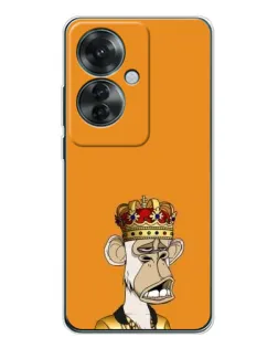 Чохол для OPPO Reno 11F з картинкою «Золота мавпа Bored Ape» Чохол для OPPO Reno 11F з картинкою «Золота мавпа Bored Ape»