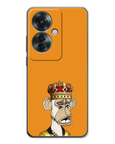 Чехол для OPPO Reno 11F с картинкой «Золотая обезьяна Bored Ape» Чехол для OPPO Reno 11F с картинкой «Золотая обезьяна Bored Ape»