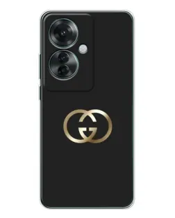 Чехол для OPPO Reno 11F с картинкой «Минимализм Gucci»
