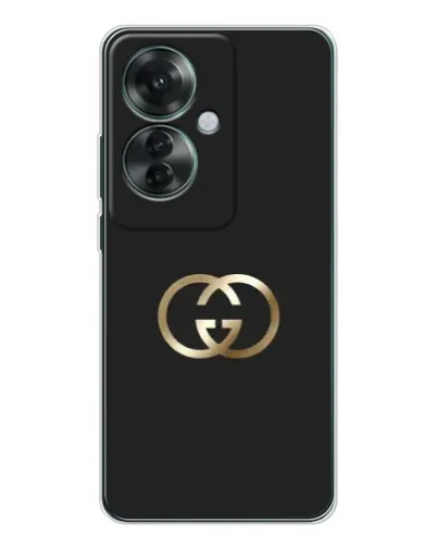 Чехол для OPPO Reno 11F с картинкой «Минимализм Gucci»