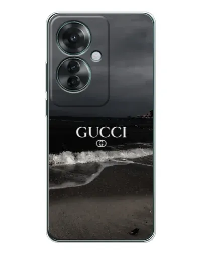 Чехол для OPPO Reno 11F с картинкой «Gucci — морской прибой»
