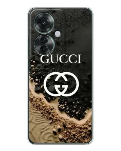 Чехол для OPPO Reno 11F с картинкой «Gucci — песчаные дюны»