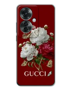 Чехол для OPPO Reno 11F с картинкой «Gucci —  сад»