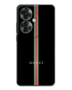 Чохол для OPPO Reno 11F з картинкою «Gucci — строга лінія» Чохол для OPPO Reno 11F з картинкою «Gucci — строга лінія»