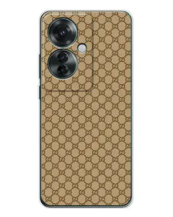 Чохол для OPPO Reno 11F з картинкою «Gucci — класичний беж» Чохол для OPPO Reno 11F з картинкою «Gucci — класичний беж»
