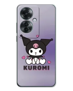 Чехол для OPPO Reno 11F с картинкой «Kuromi — фиолетовый арт» Чехол для OPPO Reno 11F с картинкой «Kuromi — фиолетовый арт»