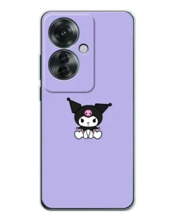 Чехол для OPPO Reno 11F с картинкой «Kuromi — фиолетовый минимализм» Чехол для OPPO Reno 11F с картинкой «Kuromi — фиолетовый минимализм»