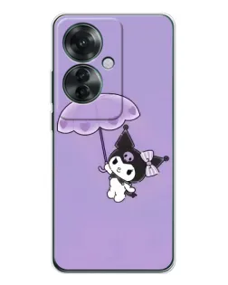 Чехол для OPPO Reno 11F с картинкой «Kuromi с зонтиком» Чехол для OPPO Reno 11F с картинкой «Kuromi с зонтиком»