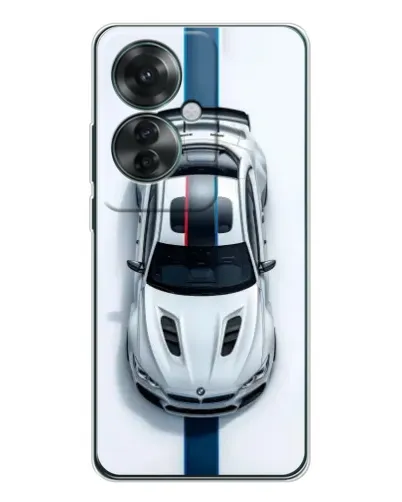 Чехол для OPPO Reno 11F с картинкой «Вид сверху — BMW M» Чехол для OPPO Reno 11F с картинкой «Вид сверху — BMW M»