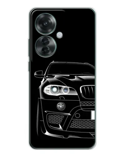 Чехол для OPPO Reno 11F с картинкой «Темный силуэт BMW» Чехол для OPPO Reno 11F с картинкой «Темный силуэт BMW»