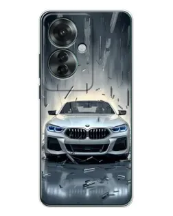 Чехол для OPPO Reno 11F с картинкой «BMW в свете фар»