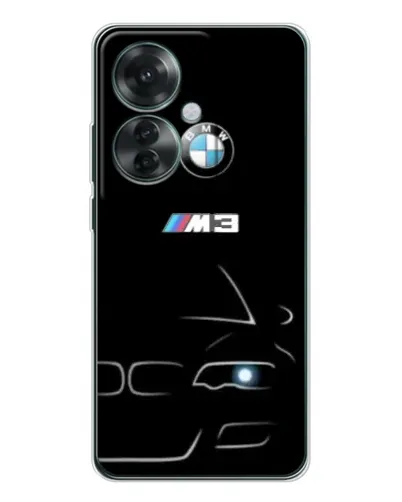 Чехол для OPPO Reno 11F с картинкой «Минималистичный принт BMW M3» Чехол для OPPO Reno 11F с картинкой «Минималистичный принт BMW M3»