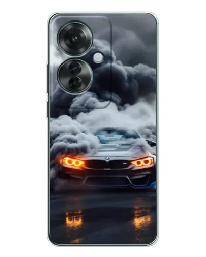 Чехол для OPPO Reno 11F с картинкой «BMW в дыму» Чехол для OPPO Reno 11F с картинкой «BMW в дыму»