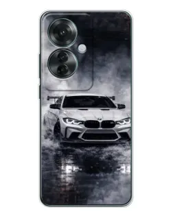 Чехол для OPPO Reno 11F с картинкой «BMW сквозь туман»