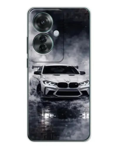 Чехол для OPPO Reno 11F с картинкой «BMW сквозь туман» Чехол для OPPO Reno 11F с картинкой «BMW сквозь туман»