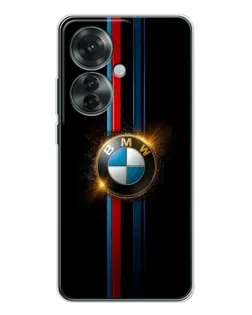 Чехол для OPPO Reno 11F с картинкой «BMW M-Power неон»