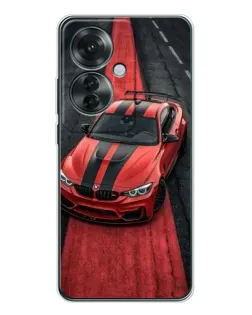 Чехол для OPPO Reno 11F с картинкой «BMW на красной дорожке»