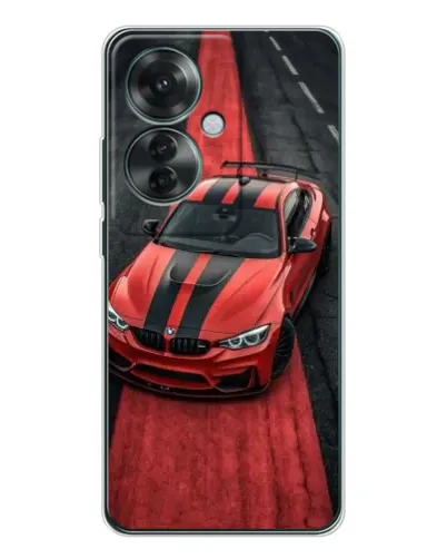 Чехол для OPPO Reno 11F с картинкой «BMW на красной дорожке» Чехол для OPPO Reno 11F с картинкой «BMW на красной дорожке»