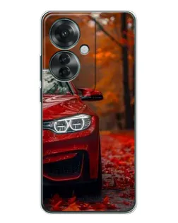 Чехол для OPPO Reno 11F с картинкой «Осенняя BMW M4»