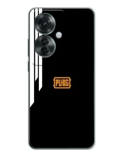 Чехол для OPPO Reno 11F с картинкой «PUBG — вертикальные линии» Чехол для OPPO Reno 11F с картинкой «PUBG — вертикальные линии»