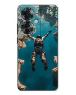 Чехол для OPPO Reno 11F с картинкой «PUBG — свободное падение»