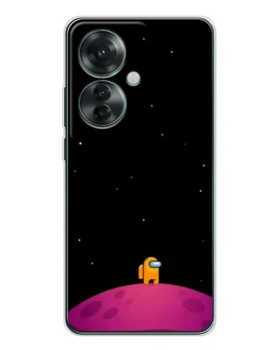 Чехол для OPPO Reno 11F с картинкой «Одинокий герой на планете» Чехол для OPPO Reno 11F с картинкой «Одинокий герой на планете»
