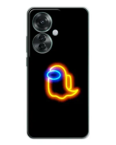 Чехол для OPPO Reno 11F с картинкой «Among Us неоновое сияние» Чехол для OPPO Reno 11F с картинкой «Among Us неоновое сияние»