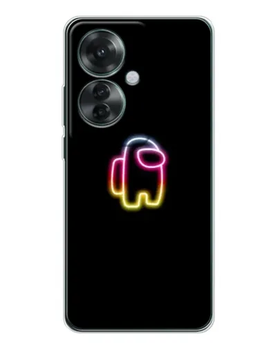 Чехол для OPPO Reno 11F с картинкой «Among Us градиент» Чехол для OPPO Reno 11F с картинкой «Among Us градиент»