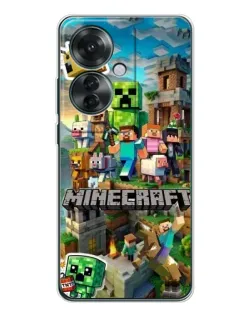 Чехол для OPPO Reno 11F с картинкой «Замок Minecraft» Чехол для OPPO Reno 11F с картинкой «Замок Minecraft»