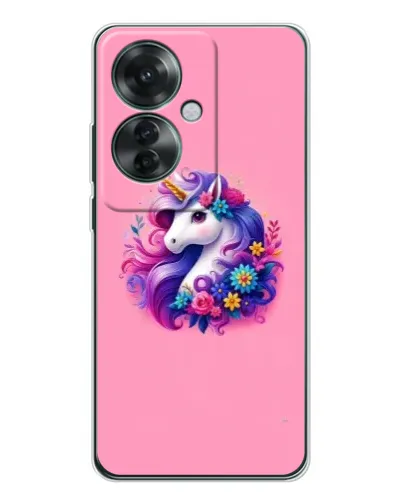 Чехол для OPPO Reno 11F с картинкой «Сказочный единорог»