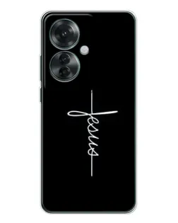 Чехол для OPPO Reno 11F с картинкой «Тонкая линия веры»