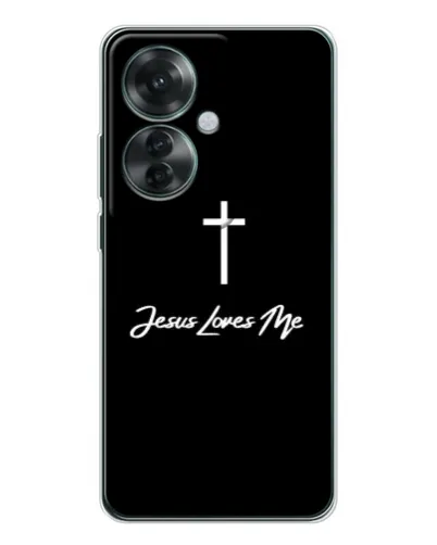 Чехол для OPPO Reno 11F с картинкой «Иисус любит тебя» Чехол для OPPO Reno 11F с картинкой «Иисус любит тебя»