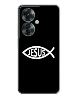 Чехол для OPPO Reno 11F с картинкой «Классический Jesus»