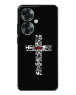 Чохол для OPPO Reno 11F з картинкою «Текстовий хрест»