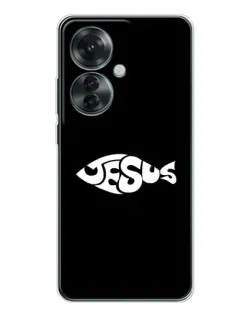 Чохол для OPPO Reno 11F з картинкою «Риба  Jesus»