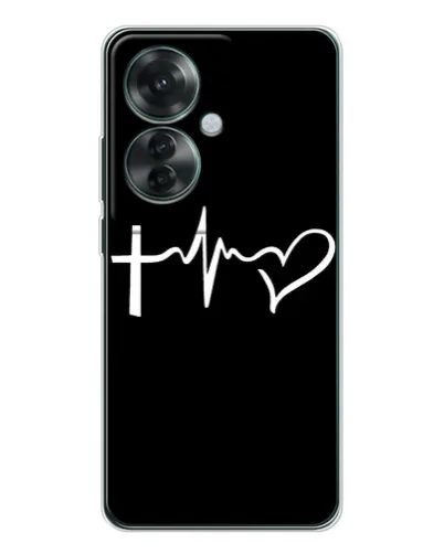 Чохол для OPPO Reno 11F з картинкою «Пульс віри» Чохол для OPPO Reno 11F з картинкою «Пульс віри»